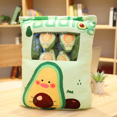 Multi-Plush Snack Pillow