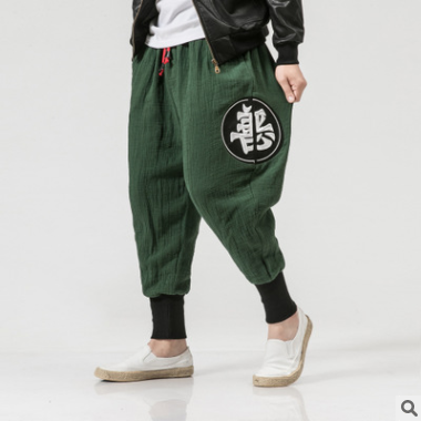 Loose cotton and harem pants