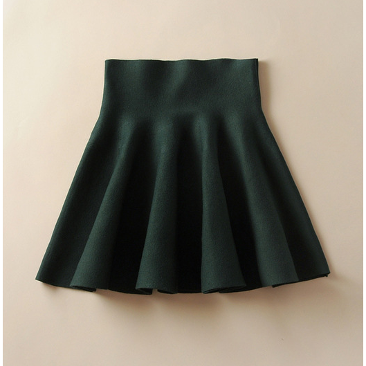 Simple Draped Short Skirt