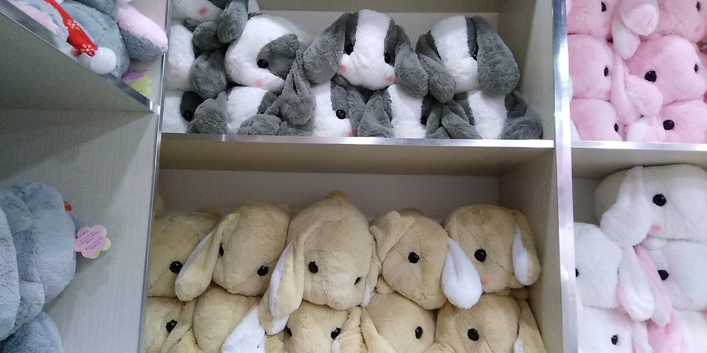 Lop rabbit pillow plush