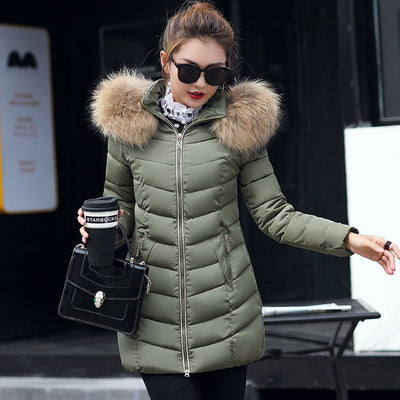 Winter Fur Hooded Coat