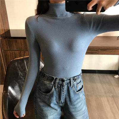 Women's turtleneck sweater