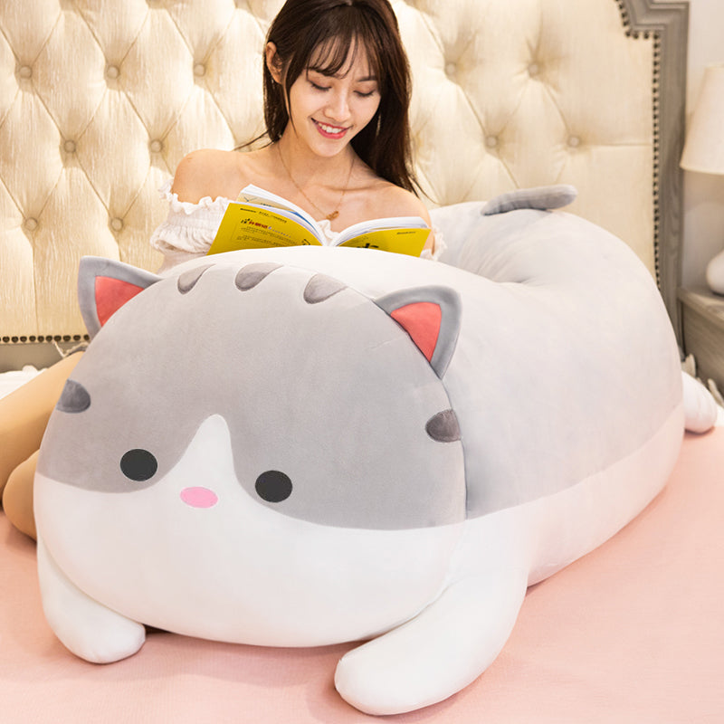 Oversized Bunny Plush Pillow