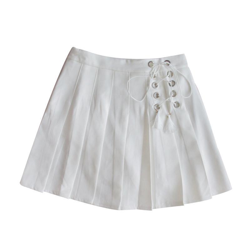 Skater Laced School Girl Skirt