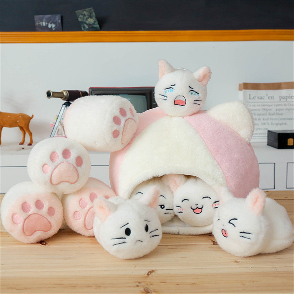 Cat Emoji Cushion Pillows