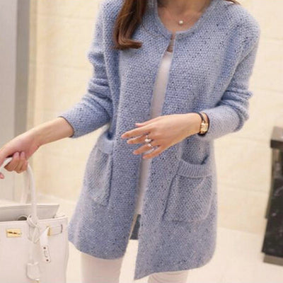 Sweater knit cardigan