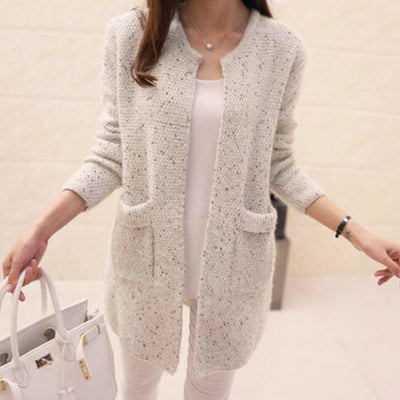 Sweater knit cardigan