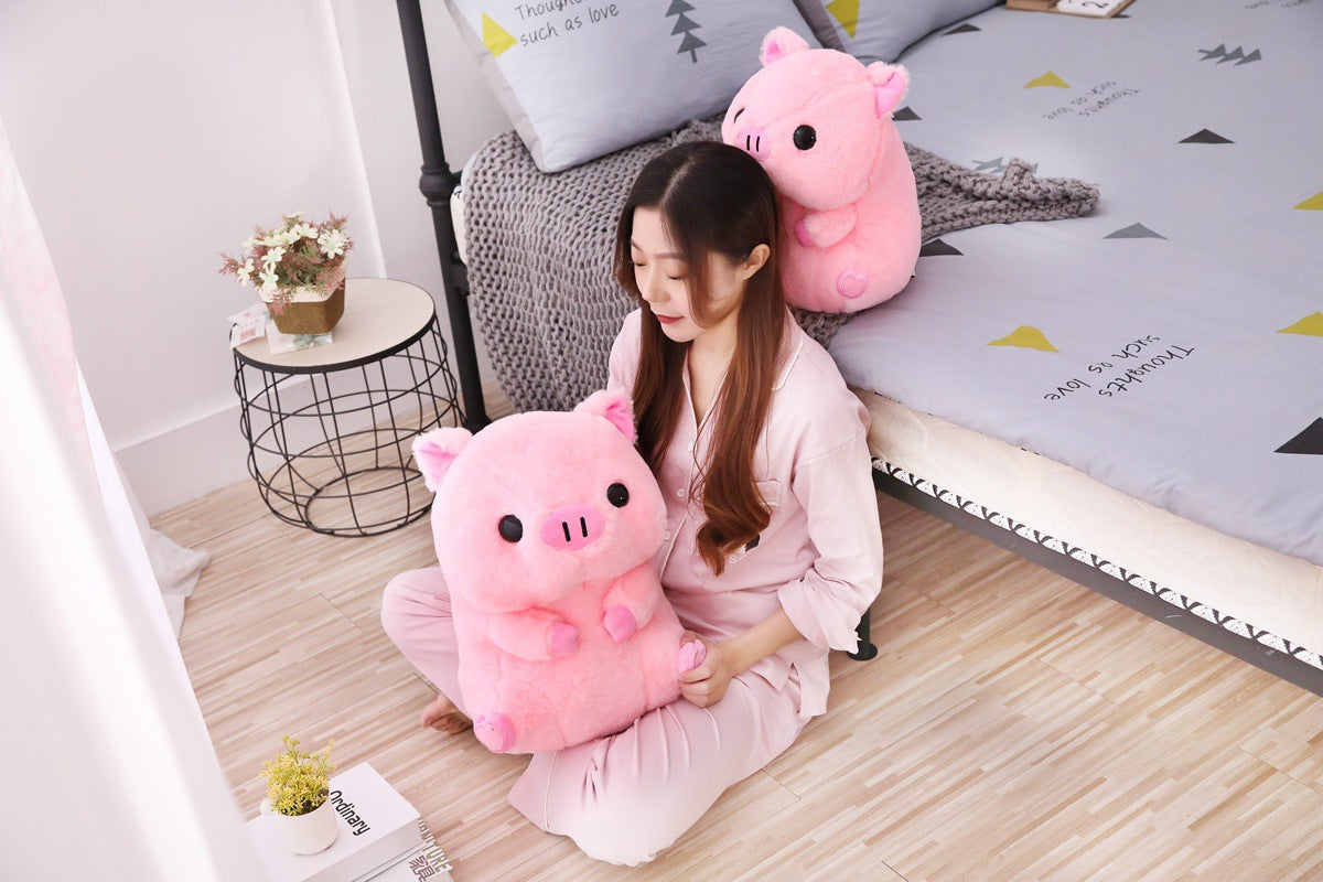 Sitting Pig Pillow