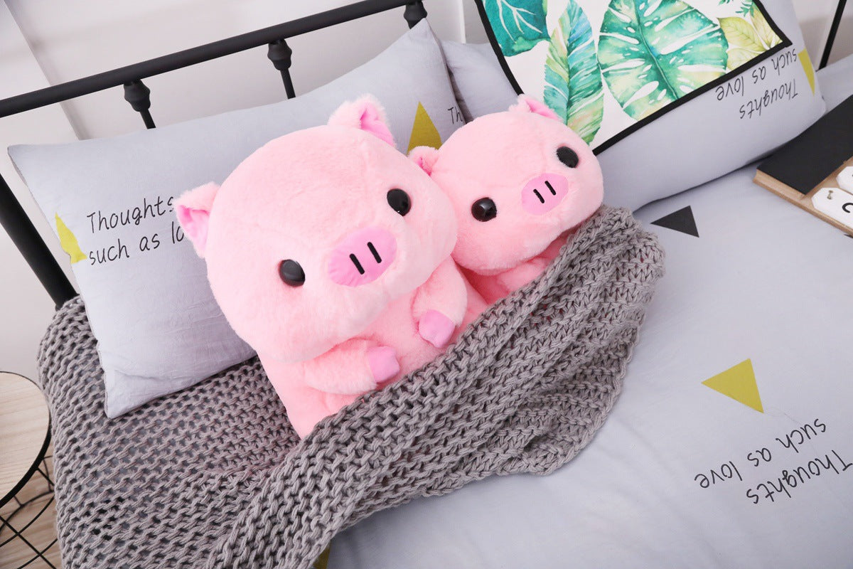 Sitting Pig Pillow