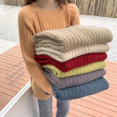 New spring and Autumn wear loose knitwear