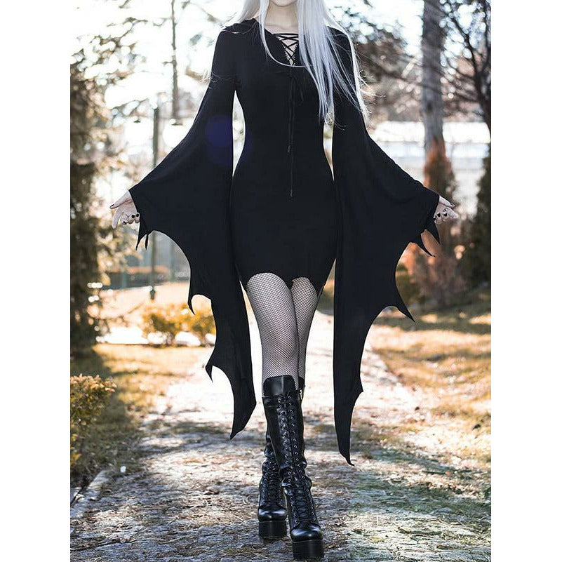 Gothic Bat Dress