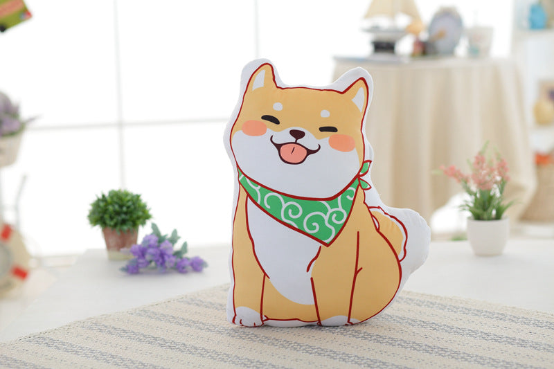 Shiba Inu Burger Pillow