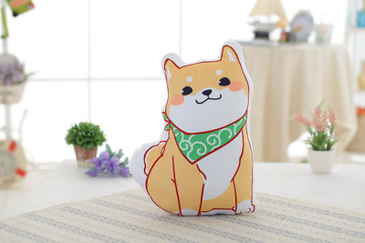 Shiba Inu Burger Pillow