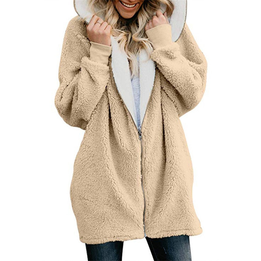 Cotton Coat Plush Sweater