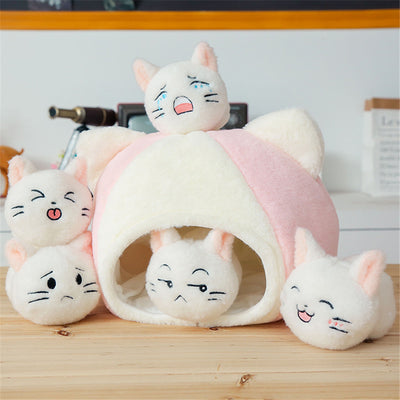 Ice cream cat joint three in one pillow cushion