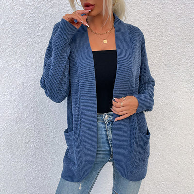 Multi-Colored Knitted Cardigan