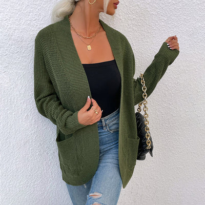 Multi-Colored Knitted Cardigan