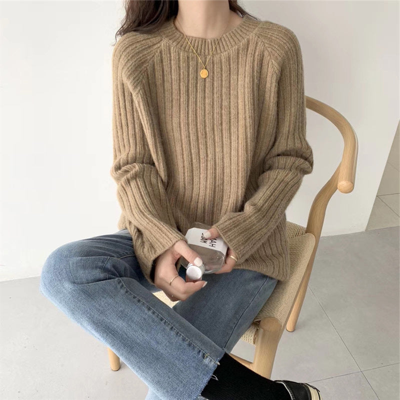 Loose Autumn Kitted Sweater