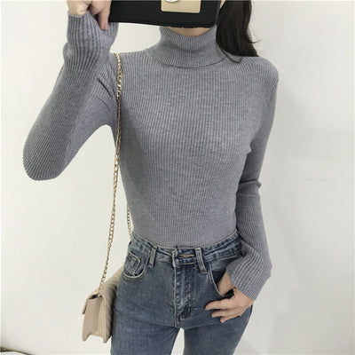 Women's turtleneck sweater