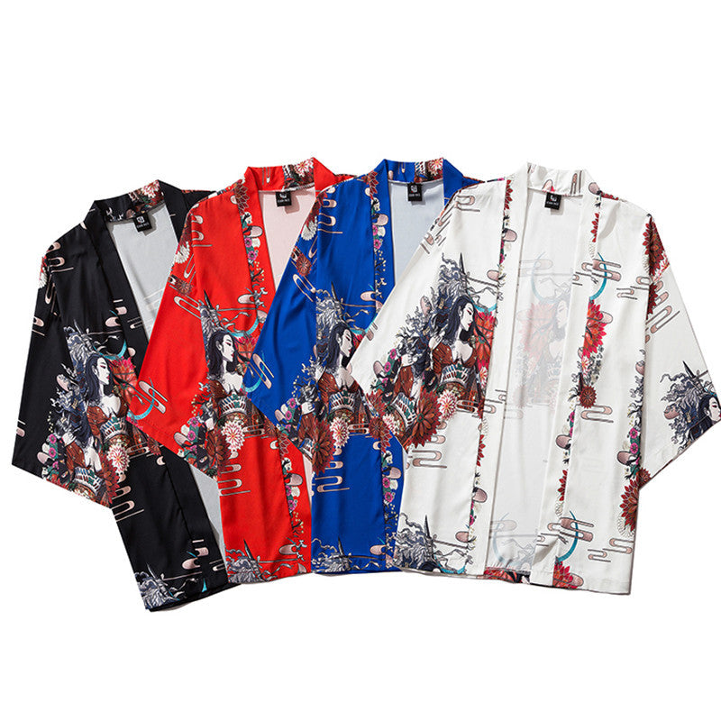 Samurai Multicolored Kimonos