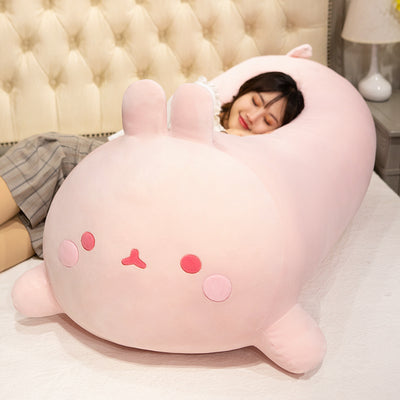 Oversized Bunny Plush Pillow