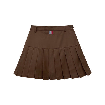 High Waist College Skirt