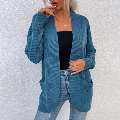 Multi-Colored Knitted Cardigan