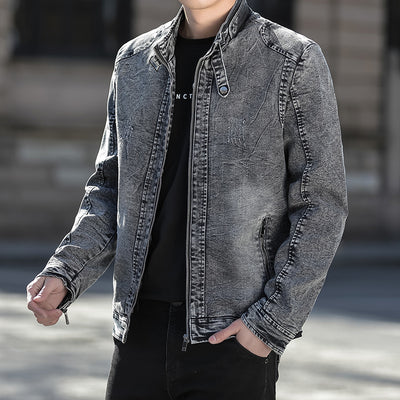 New Spring And Autumn Casual Korean Fashion Men's Denim Jacket