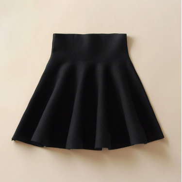 Simple Draped Short Skirt