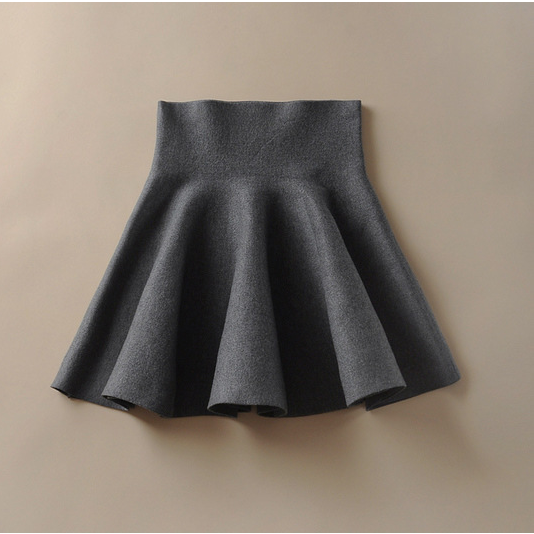 Simple Draped Short Skirt