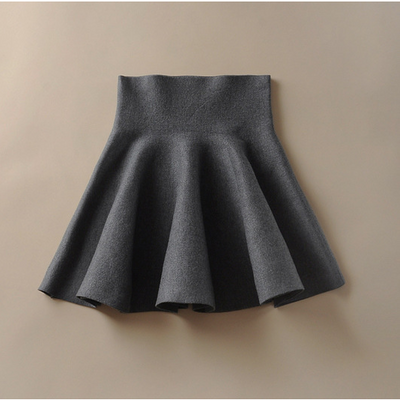 Simple Draped Short Skirt