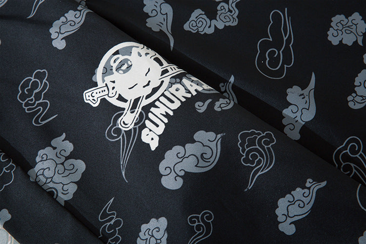 Tiger Samurai Print Kimonos