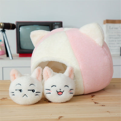 Cat Emoji Cushion Pillows