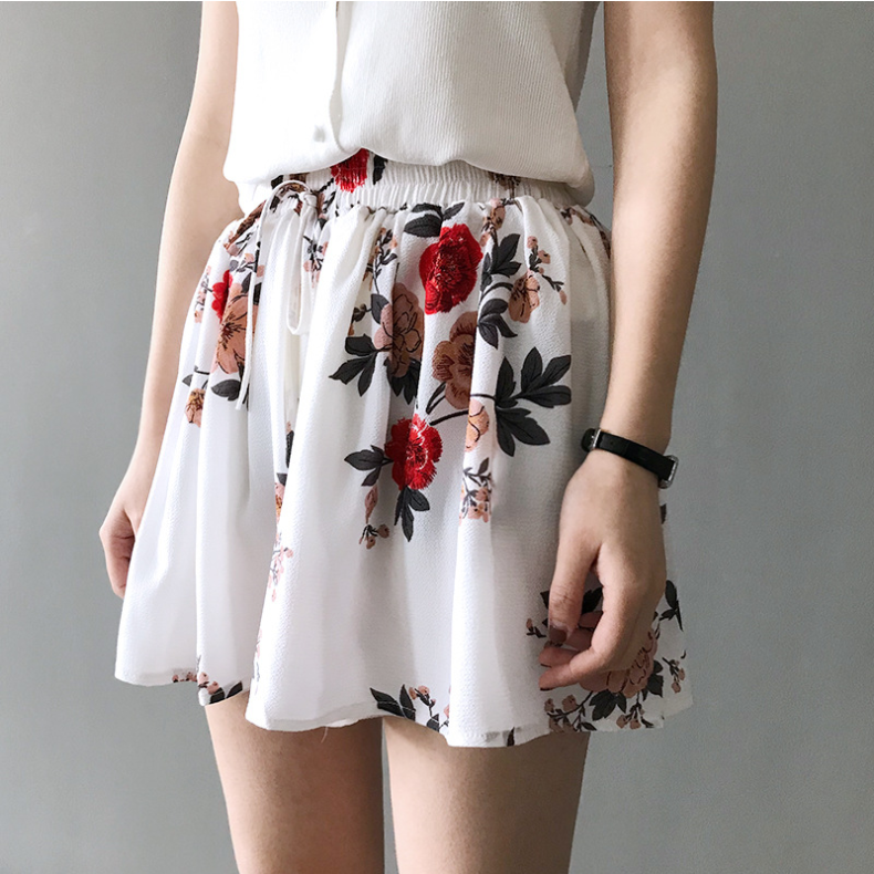 Floral Print Skirt