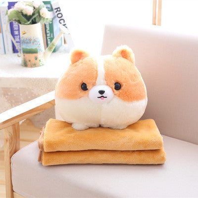 Fluffy Shiba Blanket Plush