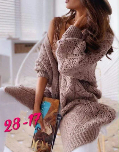 Hollow Knit Cardigan