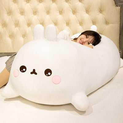 Oversized Bunny Plush Pillow