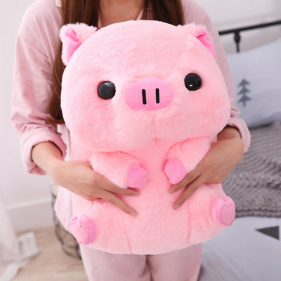 Sitting Pig Pillow