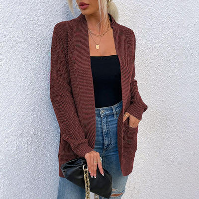 Multi-Colored Knitted Cardigan