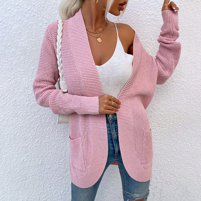 Multi-Colored Knitted Cardigan