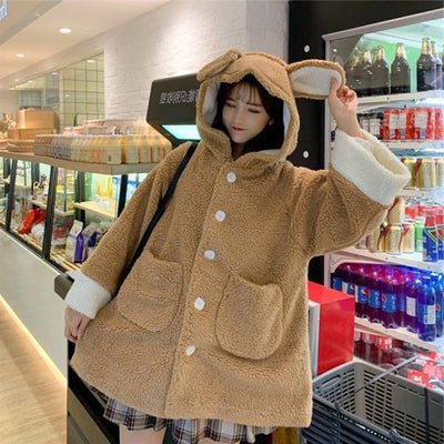 Winter Bear Ears Coat