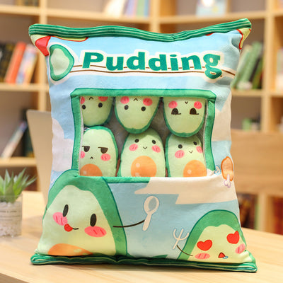 Multi-Plush Snack Pillow