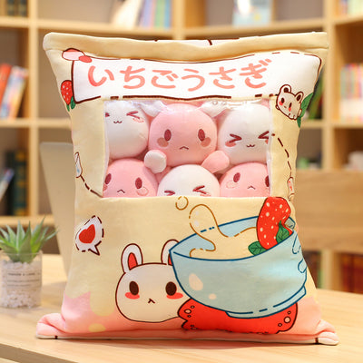 Multi-Plush Snack Pillow