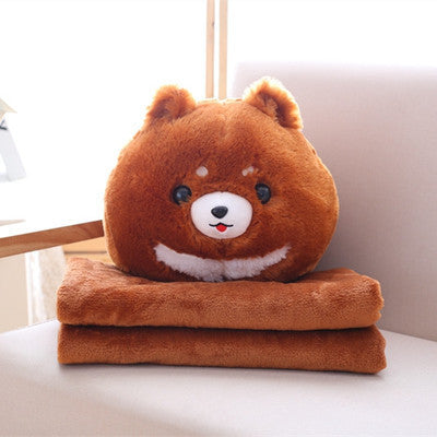 Fluffy Shiba Blanket Plush